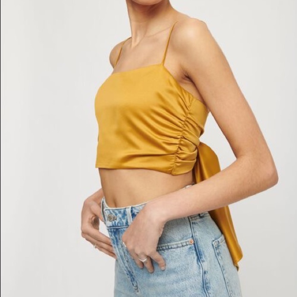 Tie back crop top